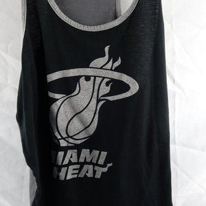 Miami Heat Women's Large Black Tank Top